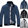 Chaquetas para hombre, abrigo, prendas de vestir, moda informal para hombre, invierno, color sólido, cuello levantado, bolsillos con cremallera, piloto 221206