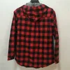 Vestes pour hommes Mode Hommes Femmes Sweats à capuche Coton Automne Hiver Manteau à manches longues Plaid Coton Sweats à capuche Bouton Casual Sweat à capuche Oversize 221207