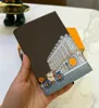 Womens Designer Card Holder PASSPORT COVER Fashion luxury business Protection Case Trendy Credit Mens Wallet Brown Iconic