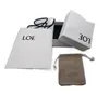 Luxury L Letter White Bags Boxar smycken Tillbeh￶r F￶rpackningsp￥se halsband armband ￶rh￤ngen ring p￤rlf￶rvaringsl￥dor