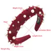 Vintage Luxury Fashion Pearl Headband Korean Simple Face Wash Hairband Ladies Beautiful Hair Accessories