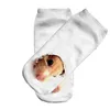 Nytt mode 3D -tryckt mus totoro strumpor roliga kawaii kvinnor s￶t djur fitness hamster sokken