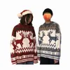 Women s Sweaters Winter Oversize Christmas Kawaii Women Pulovers Loose O Neck Casual Korean Couple Outfit Long Sleeve Top 221206