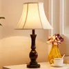 Bordslampor modernt ledt harts för vardagsrum sovrum sovrum studie skrivbord lampa europeisk art deco matställen ljusarmaturer