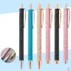 Bollpoint pennor 20 PCS King of Ballpoint Penns Boutique 1.0mm Glitter Sequin Crystal Pen Three Colors Valfri Student Stationery Offi Dhvih