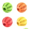 Собачьи игрушки жуют зубные шарики молярные шарики Sile Bite Foods Pet Toys Dog Supply Cat Animal Hollow Sphere 7 3BG C2 DR DH7AQ