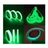 Adhesive Tapes Luminous Tape Self Adhesive Pet Warning Night Vision Glow In Dark Wall Sticker Fluorescent Emergency 157 G2 Drop Deli Dhtpd