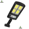 Solar Street Light 100Cob 128Cob Solar Street Lamp Buiten Wall Beveiliging Licht Waterdichte PIR Motion Sensor Remote Control Drop Deli DH8OD