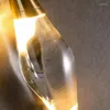 Vägglampa biewalk postmodern koppar kropp kristall säng trappa korridor vindbar kreativ conch interiör belysning dekorativa lampor