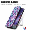Pl￥nbokstelefonfodral f￶r Samsung Galaxy S23 S22 S21 S20 Note20 Ultra Note10 Plus 3D f￤rgglada m￥lning PU -l￤der Stark magnetisk flip stativfodral med kortsp￥r