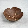 石鹸皿クリエイティブココナッツシェルソープシェルフ蝶蝶の形をした漫画ボックス南東アジアの木製石鹸皿265ドロップデリバリーDH91U
