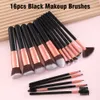 Make-up-Tools FJER Pinsel Premium Synthetic Foundation Puder Concealer Lidschatten Kit 9PCS24PCS Pinselset Black Rose 221207