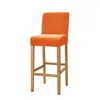 Pokrywa krzesła 1/2/4 sztuk aksamitne stołki barowe pokrywa grube kuchnia wysoka elastyczna jadalnia stała stała