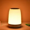 Настольные лампы ночной светлотух динамика Bluetooth Smart Touch Control Manger Lamp