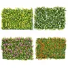 Dekorativa blommor emulational murgröna konstgjorda växter plast trädgård skärm falsk gräs växt vägg bakgrundsdekorationer heminredning