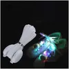 Party Favor Led Light Up Shoe Laces Party Favors Nylon Shoelaces With Flashing Lacess Hip Hop Dancing Cycling Skating Drop Delivery Dh9Yr