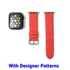 Moda L Diseñador de flores Relojes inteligentes Correas para Apple Watch Se 8 7 6 5 4 3 Bandas Deportes Transpirable iWatch 38 mm 42 mm 40 mm 44 mm 45 mm 49 mm Banda Correa de repuesto suave