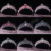 13 Colors Wedding Crown Bridal Headpiece Women Vintage Rhinestones Crystal Tiaras Bride Party Hair Jewelry Accessory