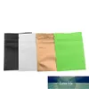 Mat wit hersluitbare aluminiumfolie Zip vergrendelingspakket Pouch 200pcs/Lot Food Storage Bag Tea Snacks Langdurige verpakking