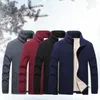 Men's Vests Jacket Male Winter Thickened Double-sided Velvet Stand-up Collar Warm Retro Style Elegant Short Men's Cardigan
