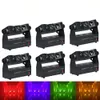 6 pièces sans fil dmx led par lumière RGBA 4in1 alimenté par batterie tri faisceau uplights dj effet mur rondelle uplighting fête de mariage