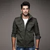 Mens Jackets Autumn and Winter Mens Casual Jacket Military Uniforms Medium Long Large Windbreaker Jacket 221207