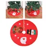 Christmas Decorations Tree Skirt Panel Decor 100cm Base For Year Merry Party Ornament