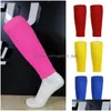 Other Home Textile Home Textile Party Supplies Elbow Knee 1 Pair Hight Elasticity Soccer Football Shin Guard Adts Socks Pads Profess Dhohj