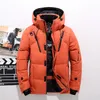 Hommes vers le bas Parkas haute qualité pardessus mode veste hiver chaud manteau blanc canard Parka épais bouffant Stand chapeau 221207