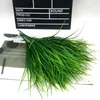 Decorative Flowers 1PC 7 Forks Artificial Flower Bonsai Green Vase With Plant Grass Wall Garden Decor Christmas For Home Decoration