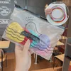 100 sztuk kobiety elastyczna opaska do włosów Scrunchie kucyk Holder nakrycia głowy opaski gumowe dziewczyny z pałąkiem na głowę akcesoria do włosów ozdoby