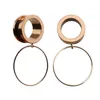 Bouchons Tunnels Piercing Tunnels Bouchons d'oreille Pley Anneau en acier Expander 316L Bijoux de corps médical 1 E3 Drop Delivery Dhalt