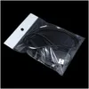 Pakiety pakowe Hurtowe 300pcs/ działka 11cmx20cm 4.3x7.9 przezroczystą samozadowoletową torbę plastikową opakowanie detaliczne opakowanie detaliczne z Han Dhdla