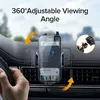 Nouveau support de téléphone de voiture 360 pare-brise Support de cellule mobile Smartphone support de montage universel pour iPhone 12 11 7 8 Samsung Huawei