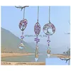 Hangers yoga genezing spirituele woning raam muur hangende hanger decor boom van leven hang chakra stone prisma natuurlijke kristal charme of dhzf1