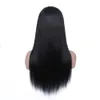 Peluca frontal de encaje transparente de 13x4 HD pelucas frontales de encaje recto brasileño para mujeres cabello humano alerta prepoledada