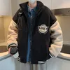Mens Jackets Embroidery Winter Mens and Womens Couple Jackets Fashion Casual Fleece Warm Coat Comfortable Fleece Baseball Jacket for Men 221207