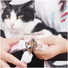 Dog Grooming Dog Grooming Pet Nail Clipper Cat Stainless Steel Trimming Cats Claw Dogs Toe Care Tool Inventory Wholesale Drop Delive Dhyhz