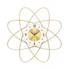 Duvar Saatleri Çiçek Nordic Saat Ev Tasarım Metal Yaratıcılık Sessiz Minimalist Horloge Murale Oda Hediyesi
