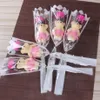 싱글 베어 비누 꽃 곰 시뮬레이션 인공 꽃 장미 발렌타인 데이 파티 부케 선물 도매