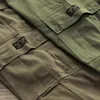 Мужские шорты 2022 Мужские американские ретро -много карманные военные брюки Амикаджи распутывают тяжелые весы