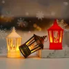 Kerstdecoraties Jaar 2023 voor Home Santa Snowman Lantern Desktop Led Lights ornamenten Xmas Gifts Noel 2022