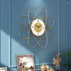 Wandklokken Flower Noords horloge Home Design Metal Creativiteit Stille minimalistische Horloge Murale Room Gift