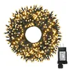 Strings 10M 20M 50M Waterproof Christmas String Light Outdoor Fairy Holiday Wedding Garland For Garden Patio Tree Decor