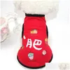 Hondenkleding Cartoon Hondenkleding Vest Teddy Puppy Lente en zomer Kleine honden Vip Than Bear 2204 V2 Drop Delivery Home Garden Pet Sup Dhlmu