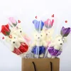 Single bear soap flower bear simulation artificial flower rose for valentines day party bouquet gift Wholesale