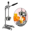 Jugadores manuales profesionales prensa manual de hábil frutas de naranja squeezer máquina de extractor de limón de acero inoxidable para casa de cocina gadget