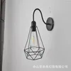 Wall Lamp Modern Loft Stone Light Gooseneck Bed Iron Dining Room Bedside Cabecero De Cama Bedroom