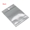 Wholesale Golden / Clear Self Seal Zipper Plastic Retail Package Packaging Bag Zipper Lock Packing Bags With Hang Hole 10 Sizes