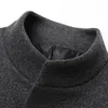 Men's Wool Blends RUELK Woolen Coat Autumn and Winter Mid-length Classic Solid Color Business Trench 221206